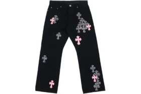 jeans chrome hearts con croce multicolore 1 280x187 - Jeans Chrome Hearts con croce multicolore