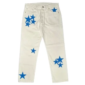 Jeans Chrome Hearts con toppa a stella