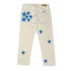 Jeans Chrome Hearts con toppa a stella Jeans Chrome Hearts con toppa a stella