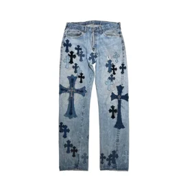 Jeans Chrome Hearts Cross