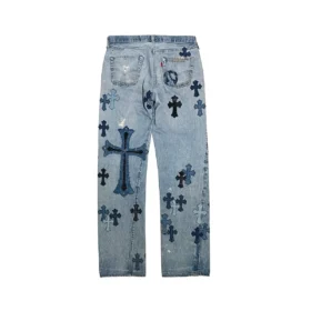 Jeans Chrome Hearts Cross