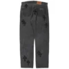Jeans Chrome Hearts in denim lavato nero