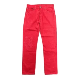 Jeans Chrome Hearts Levi’s con Cross Patch