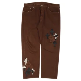 Jeans Chrome Hearts Levi’s con patch croce multipla