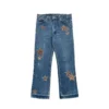 Jeans Chrome Hearts Levi’s con toppa a stella – Blu
