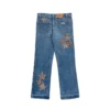 Jeans Chrome Hearts Levi’s con toppa a stella – Blu