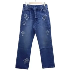 Jeans con cerniera Chrome Hearts