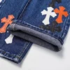 Jeans in denim Chrome Hearts Blue Cross