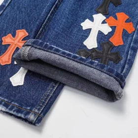 Jeans in denim Chrome Hearts Blue Cross Jeans in denim Chrome Hearts Blue Cross
