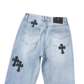 Jeans in denim Chrome Hearts Fiends