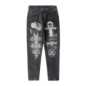Jeans ispirati a Chrome Hearts