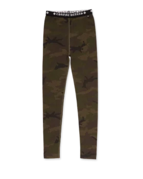 Leggings in cotone con stampa mimetica Chrome Hearts