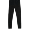 Leggings in cotone nero Chrome Hearts con stampa multilogo grigia Leggings in cotone nero Chrome Hearts con stampa multilogo grigia