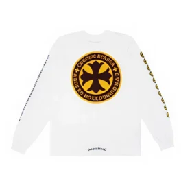 Maglietta a maniche lunghe Chrome Hearts bianca