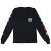 Maglietta a maniche lunghe Chrome Hearts con Horseshoe multicolore Maglietta a maniche lunghe Chrome Hearts con Horseshoe multicolore