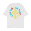 Maglietta bianca con logo a croce Chrome Hearts Maglietta bianca con logo a croce Chrome Hearts