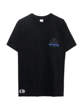 Maglietta Blue Horseshoe Chrome Hearts