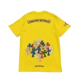 Maglietta Chrome Hearts Cemetery Gialla