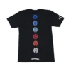 Maglietta Chrome Hearts con Horseshoe multicolore e croce diritta Maglietta Chrome Hearts con Horseshoe multicolore e croce diritta