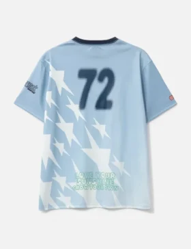 Maglietta in jersey con stelle Collabs X Saint