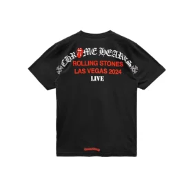 Maglietta nera Chrome Hearts Vegas Rolling Stones Tongue