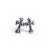 Orecchini a bottone CH Cross Baby Fat con pavé di diamanti
