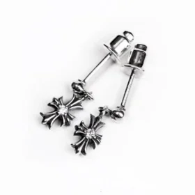 Orecchini pendenti Tiny E CH Plus con diamanti
