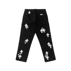 Pantaloni Chrome Hearts Black Cross