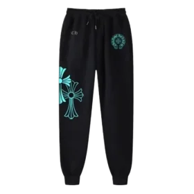 Pantaloni della tuta Chrome Hearts Blue Triple Cross