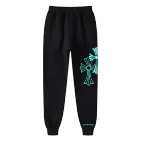 Pantaloni della tuta Chrome Hearts Blue Triple Cross