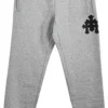 Pantaloni della tuta Chrome Hearts con tripla croce – Grigi Pantaloni della tuta Chrome Hearts con tripla croce – Grigi