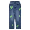 Pantaloni Firmranch con croce applicata Chrome Hearts Pantaloni Firmranch con croce applicata Chrome Hearts