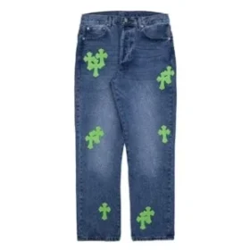 Pantaloni Firmranch con croce applicata Chrome Hearts