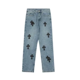 Pantaloni in denim Chrome Hearts Flairny Cemetery Cloth