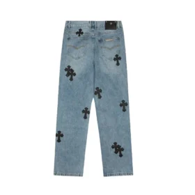 Pantaloni in denim Chrome Hearts Flairny Cemetery Cloth