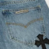 Pantaloni in denim Chrome Hearts Flairny Cemetery Cloth Pantaloni in denim Chrome Hearts Flairny Cemetery Cloth