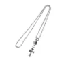 Piccola CH Cross con un ciondolo a sfera d’argento Piccola CH Cross con un ciondolo a sfera d’argento