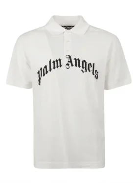 Polo con logo curvo Collabs X Saint