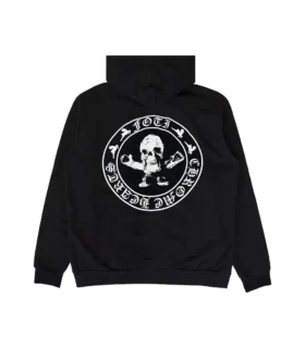 Rara felpa con cappuccio e zip con logo Ch Foti Skeleton Circle Rara felpa con cappuccio e zip con logo Ch Foti Skeleton Circle