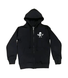 Rara felpa con cappuccio e zip con logo Ch Foti Skeleton Circle Rara felpa con cappuccio e zip con logo Ch Foti Skeleton Circle