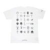 T-shirt a maniche corte Chrome Hearts con logo multiplo