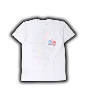 T-shirt Chrome Hearts con croce multicolore