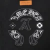 T-shirt Louis Vuitton X Chrome Hearts nera T-shirt Louis Vuitton X Chrome Hearts nera