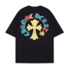 T-shirt nera con logo Chrome Hearts Cross T-shirt nera con logo Chrome Hearts Cross